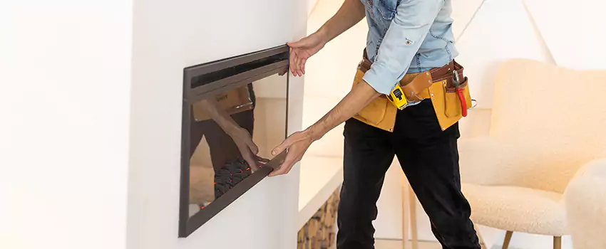 Metal Fireplace Installation in Fremont, California