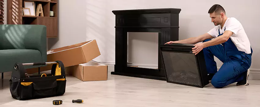 Old Rusted Metal Fireplace Repair And Replacement in Fremont, CA